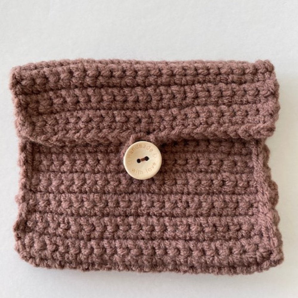 Handmade Crochet Easy Coin Purse/Wallet